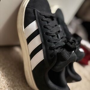 Adidas grand court alpha women’s Black and White Striped Sneakers